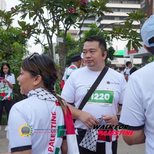 Race photo from WALK FOR PALESTINE