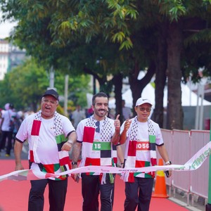 Race photo from WALK FOR PALESTINE