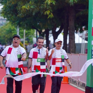 Race photo from WALK FOR PALESTINE