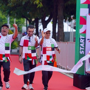 Race photo from WALK FOR PALESTINE