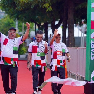 Race photo from WALK FOR PALESTINE