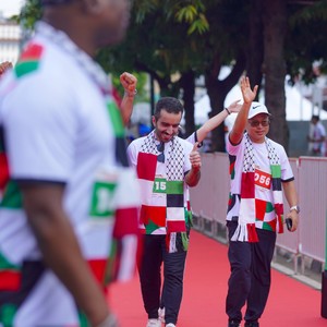 Race photo from WALK FOR PALESTINE