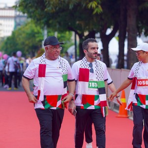 Race photo from WALK FOR PALESTINE