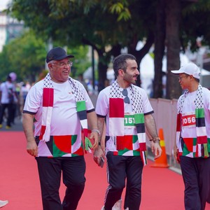 Race photo from WALK FOR PALESTINE