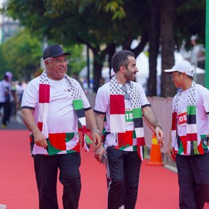 Race photo from WALK FOR PALESTINE