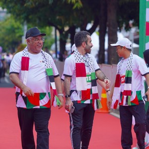 Race photo from WALK FOR PALESTINE