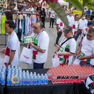 Race photo from WALK FOR PALESTINE