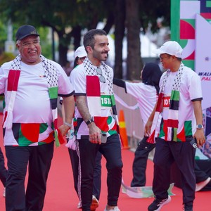 Race photo from WALK FOR PALESTINE