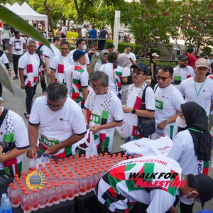 Race photo from WALK FOR PALESTINE