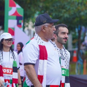 Race photo from WALK FOR PALESTINE
