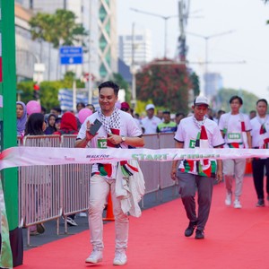 Race photo from WALK FOR PALESTINE