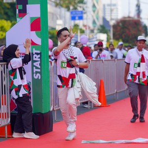 Race photo from WALK FOR PALESTINE