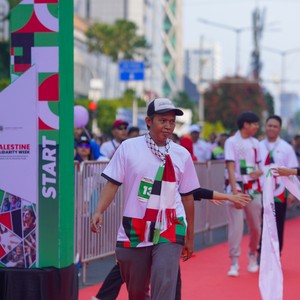 Race photo from WALK FOR PALESTINE