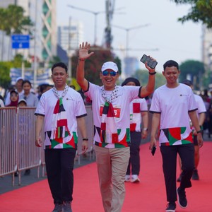 Race photo from WALK FOR PALESTINE