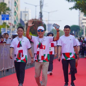 Race photo from WALK FOR PALESTINE