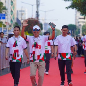Race photo from WALK FOR PALESTINE