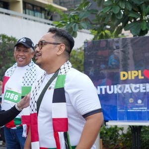 Race photo from WALK FOR PALESTINE