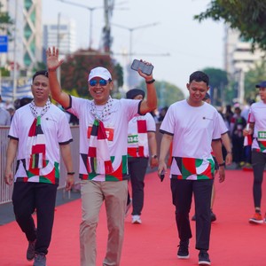 Race photo from WALK FOR PALESTINE