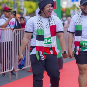 Race photo from WALK FOR PALESTINE
