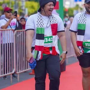 Race photo from WALK FOR PALESTINE