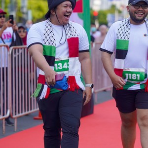 Race photo from WALK FOR PALESTINE