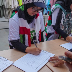 Race photo from WALK FOR PALESTINE