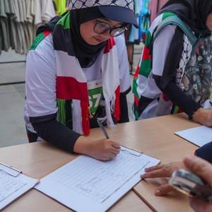 Race photo from WALK FOR PALESTINE