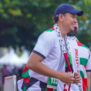 Race photo from WALK FOR PALESTINE