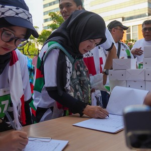 Race photo from WALK FOR PALESTINE