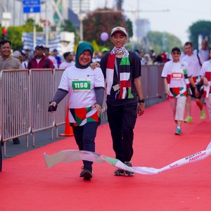 Race photo from WALK FOR PALESTINE