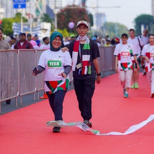 Race photo from WALK FOR PALESTINE