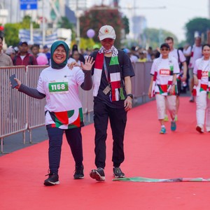 Race photo from WALK FOR PALESTINE