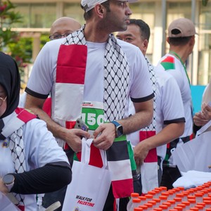 Race photo from WALK FOR PALESTINE