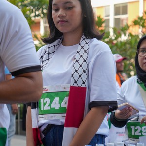 Race photo from WALK FOR PALESTINE