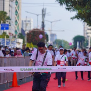 Race photo from WALK FOR PALESTINE