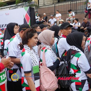 Race photo from WALK FOR PALESTINE