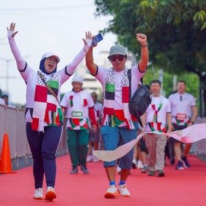 Race photo from WALK FOR PALESTINE
