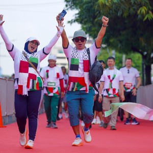 Race photo from WALK FOR PALESTINE