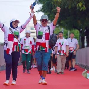 Race photo from WALK FOR PALESTINE