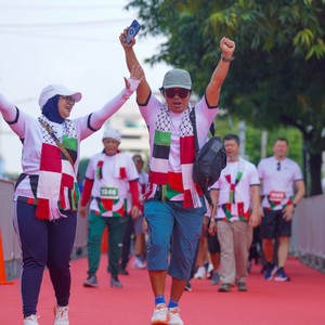 Race photo from WALK FOR PALESTINE