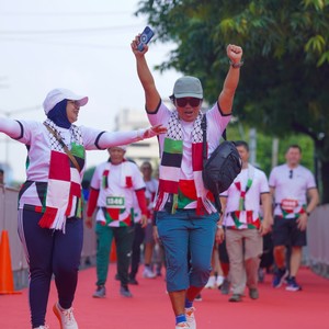 Race photo from WALK FOR PALESTINE