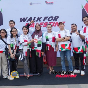 Race photo from WALK FOR PALESTINE