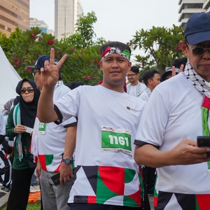 Race photo from WALK FOR PALESTINE