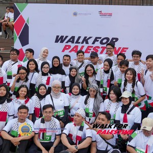 Race photo from WALK FOR PALESTINE
