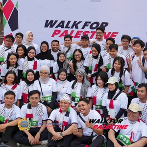 Race photo from WALK FOR PALESTINE