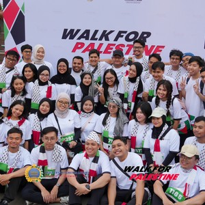 Race photo from WALK FOR PALESTINE