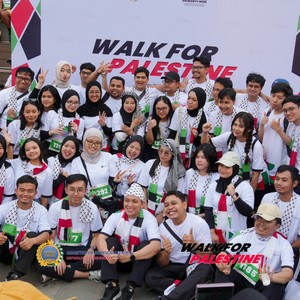 Race photo from WALK FOR PALESTINE
