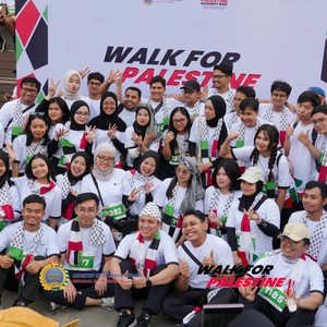 Race photo from WALK FOR PALESTINE