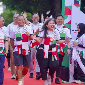 Race photo from WALK FOR PALESTINE