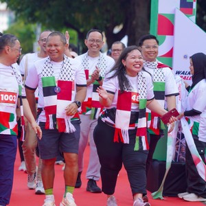 Race photo from WALK FOR PALESTINE
